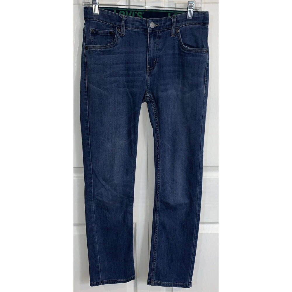 Levi's 511 Jeans Youth Boys 16 Reg 28x30 (29x28) Blue Denim Stretch Waist